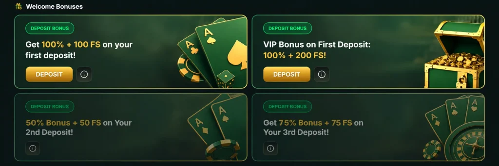 GoldenRoo Welcome Bonuses