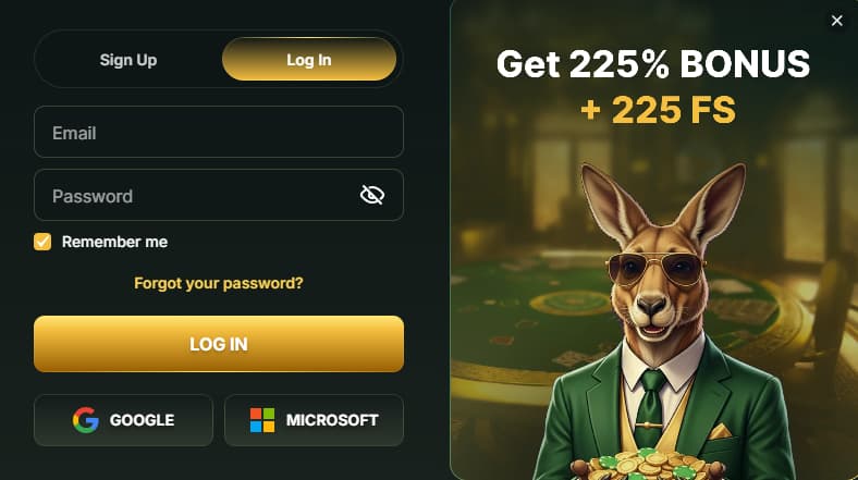 Golden Roo login